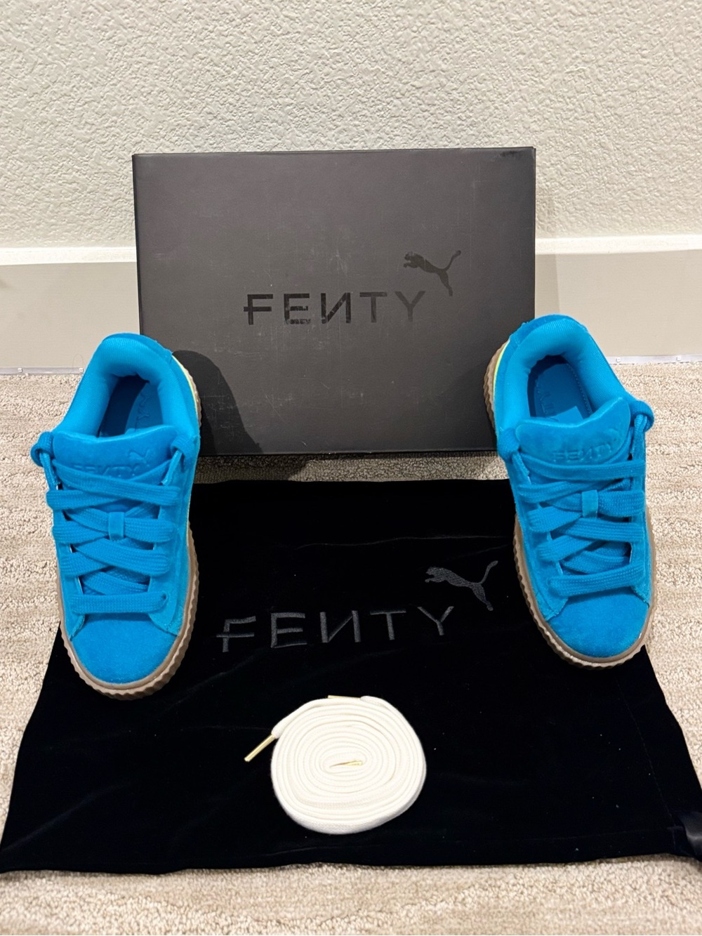 PUMA FENTY X PUMA Creeper Phatty Women’s Sneakers Speed Blue. Sizes: 6, 6.5. NEW - Picture 11 of 12